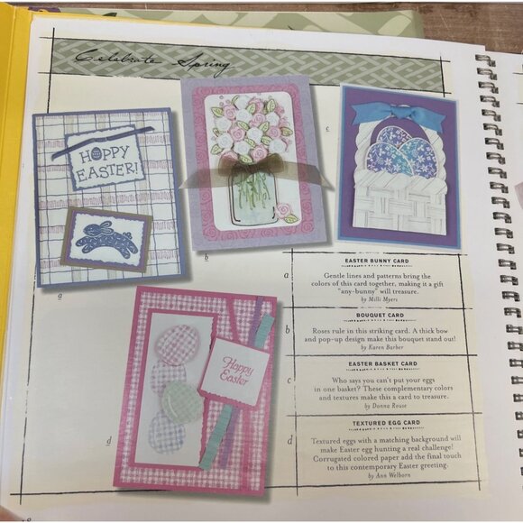 Stampin Up Portfolio Collection 4 Craft Book Set With Notebooks - Picture 8 of 10